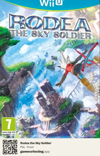 Rodea the Sky Soldier Nintendo Wii U, PAL box front