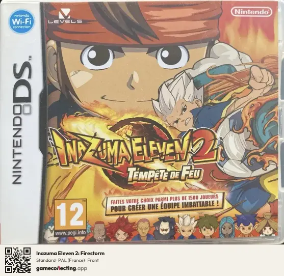Inazuma Eleven 2: Firestorm Nintendo DS, France box front