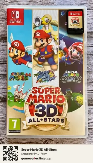 Super Mario 3D All-Stars Nintendo Switch, PAL box front