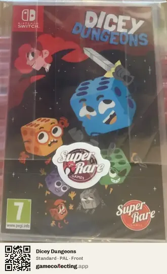 Dicey Dungeons Nintendo Switch, PAL box front