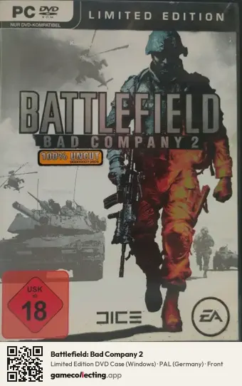 Battlefield: Bad Company 2 Computer, Germany box front