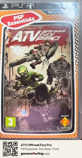 ATV Offroad Fury Pro PlayStation Portable, Italy box front
