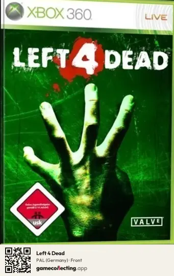 Left 4 Dead Xbox 360, Germany box front