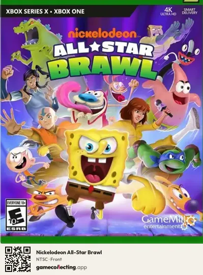 Nickelodeon All-Star Brawl Xbox Series X, NTSC box front