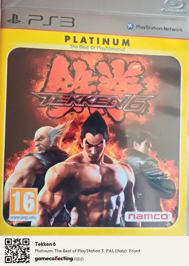 Tekken 6 PlayStation 3, Italy box front