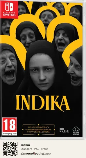 Indika Nintendo Switch, PAL box front