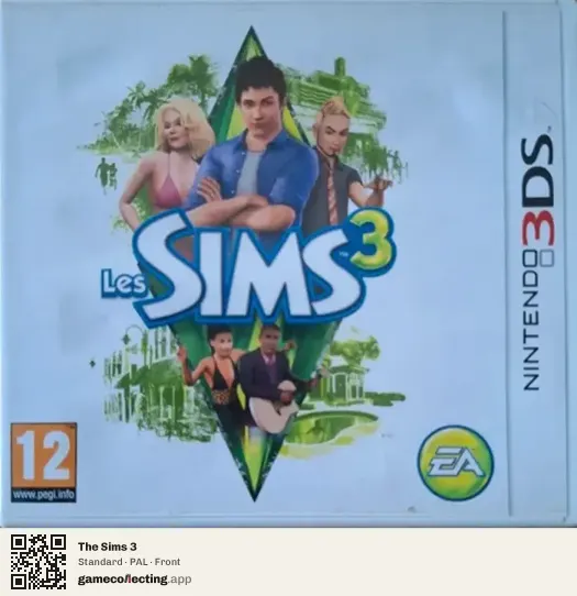 The Sims 3 Nintendo 3DS, PAL box front