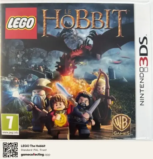 LEGO The Hobbit Nintendo 3DS, PAL box front