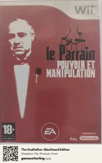 The Godfather: Blackhand Edition Nintendo Wii, France box front