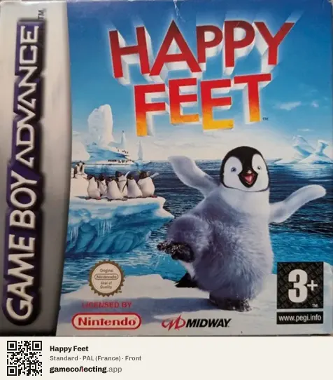 Happy Feet Game Boy Advance, France box front