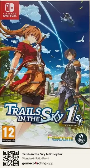 Trails in the Sky 1st Chapter Nintendo Switch, PAL box front