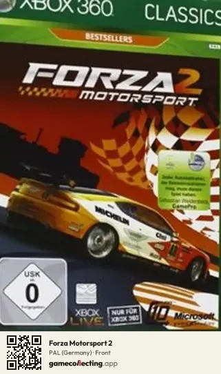 Forza Motorsport 2 Xbox 360, Germany box front