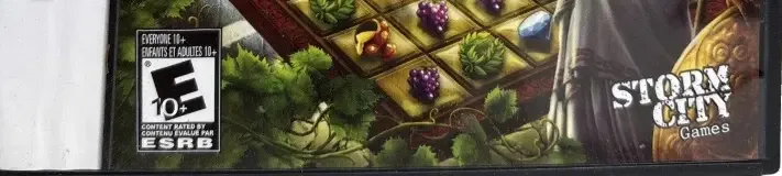 Jewel Master: Cradle of Athena, the ESRB box on its front