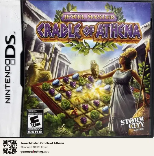 Jewel Master: Cradle of Athena Nintendo DS, NTSC box front