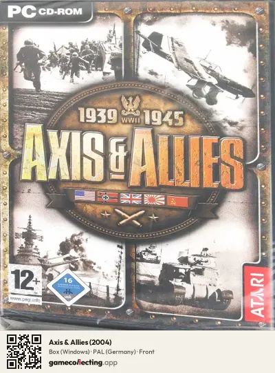 Axis & Allies (2004) Computer, Germany box front
