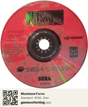 Maximum Force Sega Saturn, NTSC disc