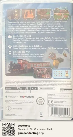 Locomoto Nintendo Switch, Germany box back