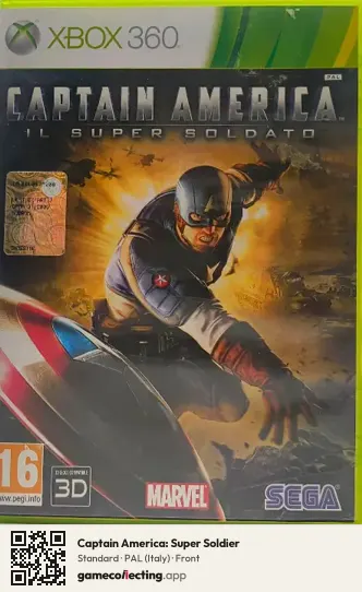 Captain America: Super Soldier Xbox 360, Italy box front