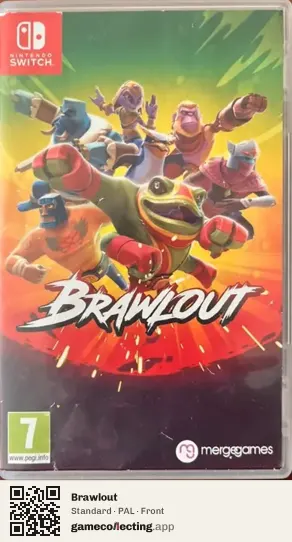 Brawlout Nintendo Switch, PAL box front