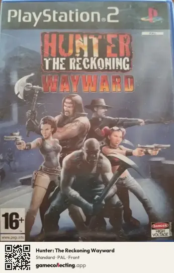 Hunter: The Reckoning Wayward PlayStation 2, PAL box front