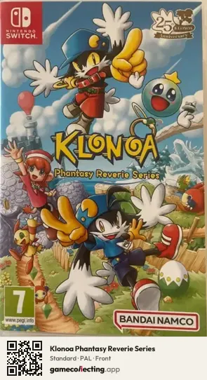 Klonoa Phantasy Reverie Series Nintendo Switch, PAL box front