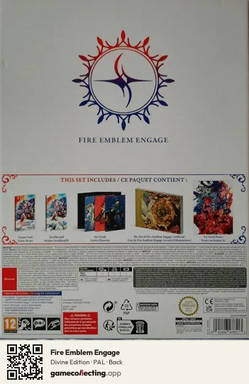 Fire Emblem Engage Nintendo Switch, PAL box back