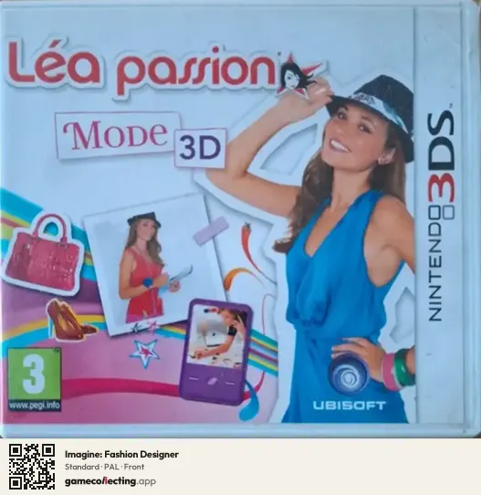 Imagine: Fashion Designer Nintendo 3DS, PAL box front