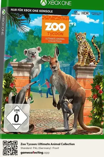Zoo Tycoon: Ultimate Animal Collection Xbox One, Germany box front