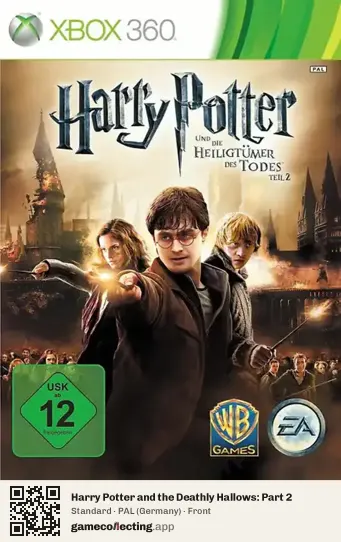 Harry Potter and the Deathly Hallows: Part 2 Xbox 360, Germany box front