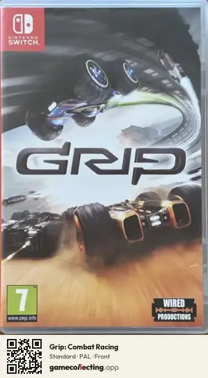 Grip: Combat Racing Nintendo Switch, PAL box front