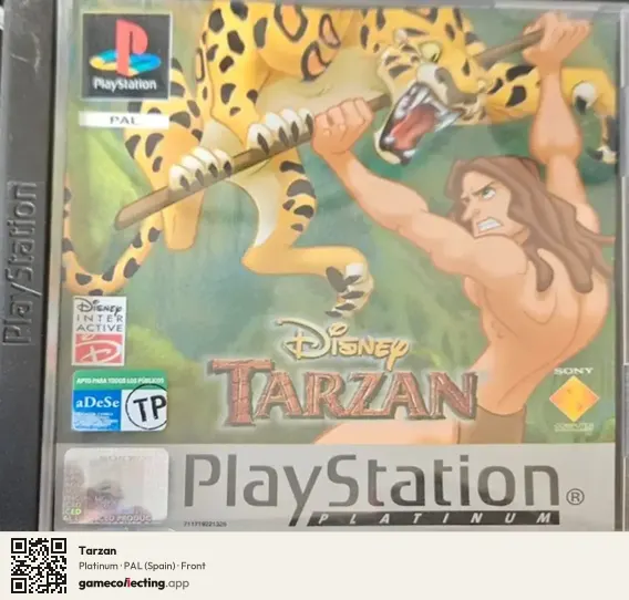 Tarzan PlayStation, Spain box front