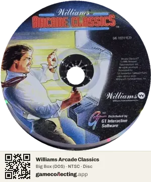 Williams Arcade Classics Computer, NTSC disc