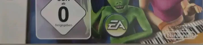 The Sims 2, the USK square on its front