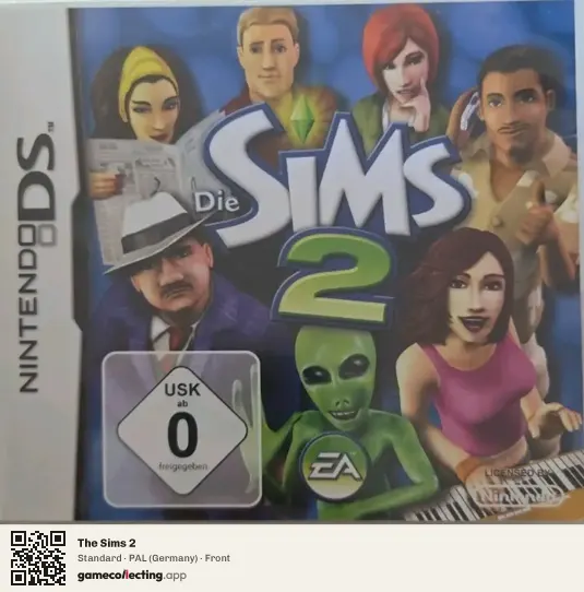 The Sims 2 Nintendo DS, Germany box front