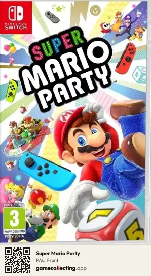 Super Mario Party Nintendo Switch, PAL box front