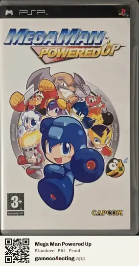 Mega Man Powered Up PlayStation Portable, PAL box front