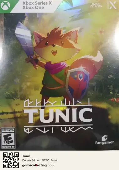 Tunic Xbox Series X, NTSC box front