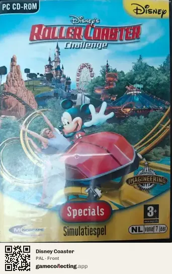 Disney Coaster Computer, PAL box front