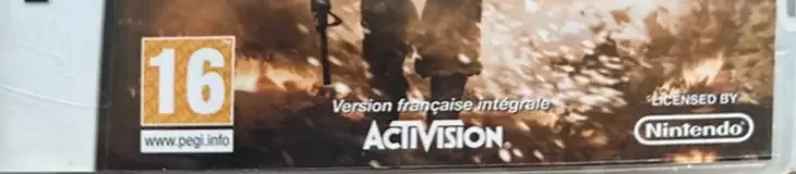 Call of Duty: Modern Warfare: Mobilized, the PEGI square on its front