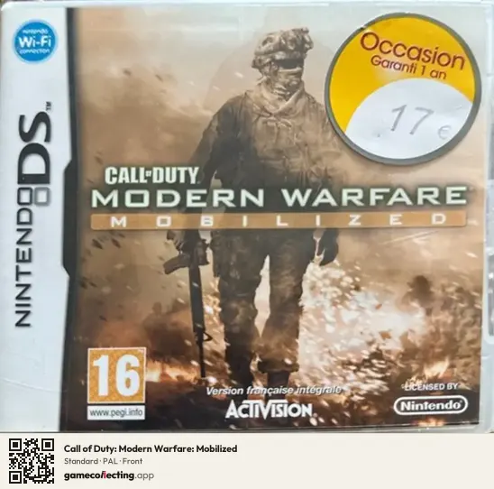 Call of Duty: Modern Warfare: Mobilized Nintendo DS, PAL box front