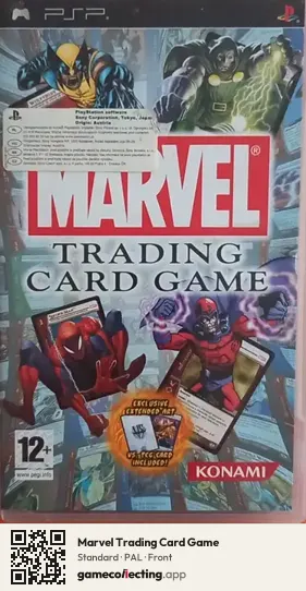 Marvel Trading Card Game PlayStation Portable, PAL box front