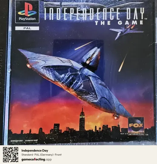 Independence Day PlayStation, Germany box front