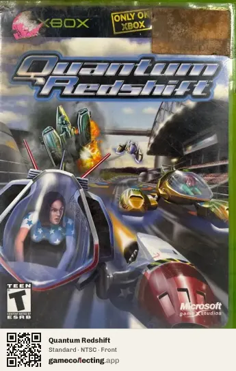 Quantum Redshift Xbox, NTSC box front