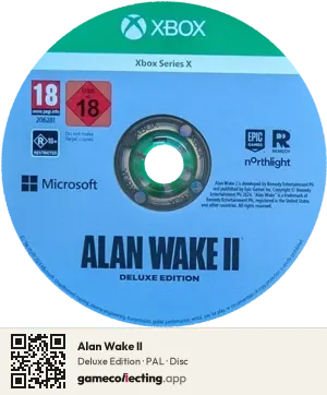 Alan Wake II Xbox Series X, PAL disc