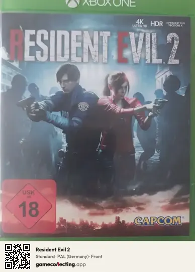 Resident Evil 2 Xbox One, Germany box front