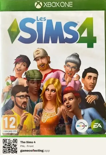 The Sims 4 Xbox One, PAL box front