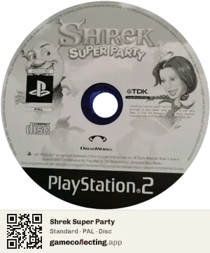 Shrek Super Party PlayStation 2, PAL disc