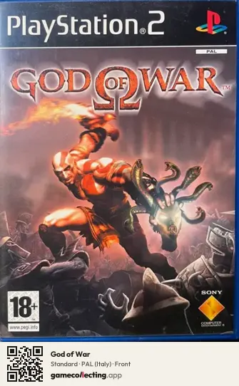 God of War PlayStation 2, Italy box front