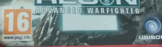 Tom Clancy's Ghost Recon: Advanced Warfighter 2, the USK square on its front