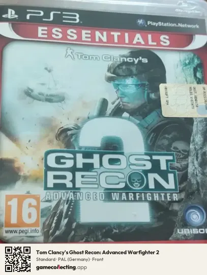 Tom Clancy's Ghost Recon: Advanced Warfighter 2 PlayStation 3, Germany box front